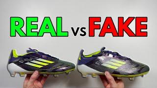 REAL VS FAKE! ADIDAS F50 CHAMELEON FOOTBALL BOOT COMPARISON! (CLEATS) FAST REBORN