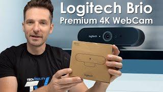 Logitech Brio 4K Webcam UNBOXING - SETUP - REVIEW | Is It The Best Webcam?