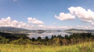 Beautiful and tranquil Batak Lake in the Rodopi Mountains.