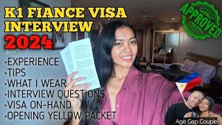 MY K1 FIANCE VISA INTERVIEW EXPERIENCE 2024 | US EMBASSY MANILA | PHILIPPINES | Fil Am Couple