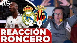 RONCERO reacciona a la LESIÓN de CARVAJAL  y a la victoria del REAL MADRID vs VILLARREAL | LALIGA