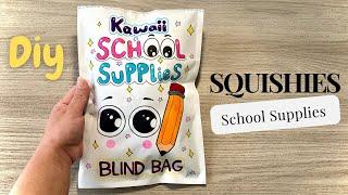 [ASMR]School supplies paper blind bag | kawaii paper bag | unboxing #diy #blindbag #schoolsupplies