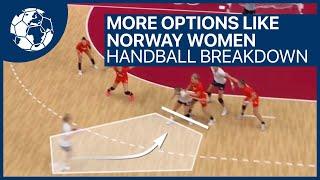 Have more Options in the Attack like Norway ?! - Women Team - Handball Breakdown | Handball inspires