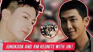 BTS Jungkook And RM Surprise Jin On His Weverse Live | BTS Suga Also Spotted With Jin