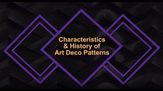 Art Deco Historical Patterns, Motifs and more 4K