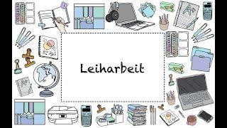 Lernvideo zur Arbeitnehmerüberlassung - Leiharbeit