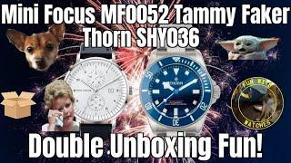Mini Focus MF0052 / Thorn SHY036 Watch Double Unboxing Fun