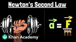 Newton's second law | Physics | Khan Academy