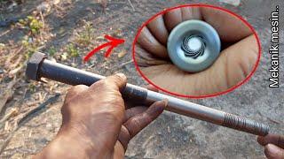 How to make barrel rifling from old steel bolts