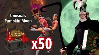 TF2 Unbox 50 Crimson Cache Case (unusuals)