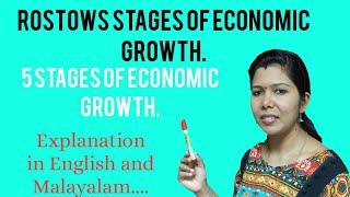 Rostows Stages of Economic Growth # 5 Stages of Economic Growth.