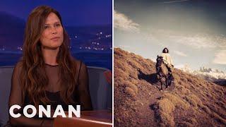 Rhona Mitra's South American Adventure | CONAN on TBS