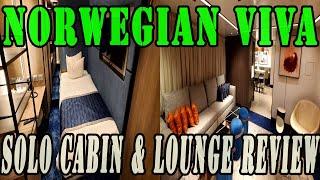 Norwegian VIVA Solo Cabin and Studio Lounge Review #norwegianviva #travel #travelvlog #solotraveler