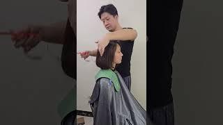 美发师一分钟快速剪发 #haircut