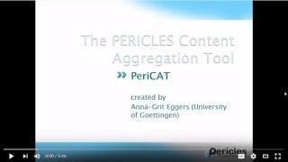 PERICLES Content Aggregation Tool - PeriCAT