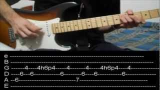 RHCP - Snow (hey oh) (Guitar lesson with TAB)