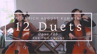 12 Duets Opus 105 | Friedrich August Kummer | 1. Allegro