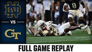 Notre Dame vs. Georgia Tech Full Game Replay | 2024 ACC Football