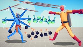 SAITAMA VS SUPER FAST RANGED UNITS | TABS - Totally Accurate Battle Simulator