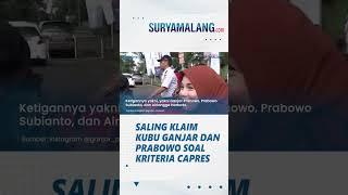 Saling Klaim Kubu Ganjar dan Prabowo soal Kriteria Capres Pemberani yang Disinggung Jokowi