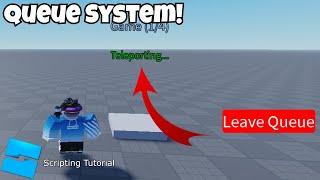 How To Create A QUEUE SYSTEM - Roblox Studio