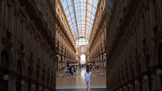 BEAUTIFUL  MILAN's 19th CENTURY SHOPPING ARCADE  #short