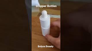 PETG Dropper Bottles Premium Serum Packaging Solutions Bolysa Beauty OEM Wholesale Supplier