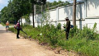 Two men beautifully transform the sidewalk by cleaning it up | Start to Finish @CleanupMen