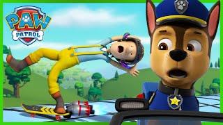 PAW Patrol save Turbot from a rocket powered skateboard! - PAW Patrol UK - Cartoons for Kids