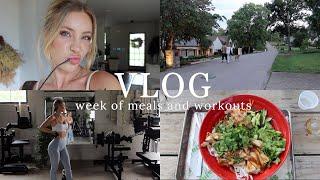 vlog: week of meals and workouts
