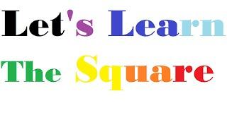 Kids Education: Color Learning with Square