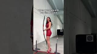 Hot archery girl