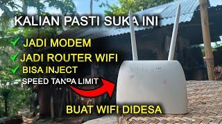 SETTING MODEM SEKALIGUS JADI PENYEBAR WIFI INJECT