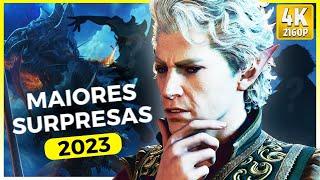 OS GAMES QUE MAIS SURPREENDERAM EM 2023!!