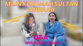 MAIN KE RUMAH SULTAN ANDARA SAMBIL QnA W/ ka Nagita Slavina