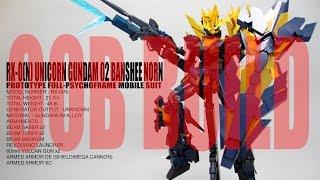 096 - MG RX-0(N) Banshee Norn Orange Psychoframe Version (OOB Review)