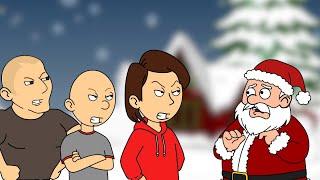 Classic Caillou, Coris, and Childish Dad Crash a Plane into Santa's Workshop/Grounded/Punishment Day