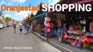 Aruba CRUISE PORT + SOUVENIRS SHOPPING Walk (with Commentary)