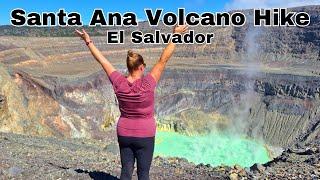 SANTA ANA VOLCANO HIKE in El Salvador | Volcan Santa Ana | #1 Tourist attraction in El Salvador