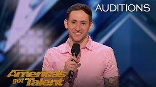 Samuel J. Comroe: Comedian With Tourette Syndrome Impresses Crowd - America's Got Talent 2018