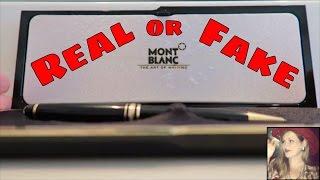 How to Tell if a Montblanc Pen is Real or Fake?  Authenticating a Mont Blanc Ballpoint Pen