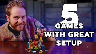 5 Board Games with the Best Setup
