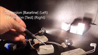 Legend Tech DIMEZE™ SORAA® 12Vac vs. Constant Current LED MR16