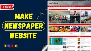 How to Make a FREE Newspaper, Magazine & Blog Website with WordPress | NewsCard Theme 2024