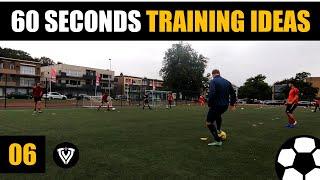 06 | 60 Seconds Training Ideas  | Football - Soccer Exercises | Thomas Vlaminck