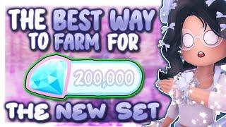 ️NEW SET: * Multipliers* FARM 200K+ WITH THIS VIDEO!! Royale High New Set Farming Routine!