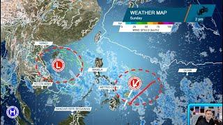 Tracking two possible tropical storms to bring rainfall to the Philippines, Westpacwx Bagyong update