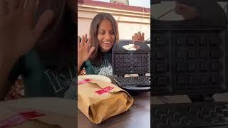 Pasta ka Waffle  | Day 7 of 30 days challenge | So Saute #shorts