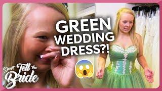 A GREEN Wedding Dress?! | Don't Tell The Bride