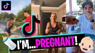 BEST TikTok Pregnancy Announcements 2020 | Top family reactions 
